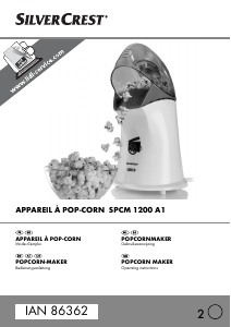 Handleiding SilverCrest IAN 86362 Popcornmachine