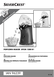 Manual SilverCrest IAN 96239 Máquina de pipoca