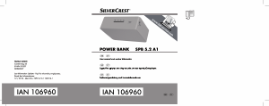 Εγχειρίδιο SilverCrest IAN 106960 Φορητός φορτιστής