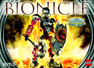 Vadovas Lego set 8763 Bionicle Toa Norik