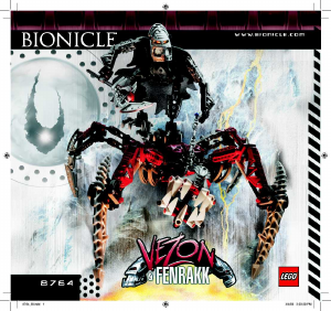 Handleiding Lego set 8764 Bionicle Vezon & Fenrakk