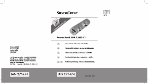 Használati útmutató SilverCrest IAN 275474 Hordozható töltő