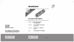 Manuale SilverCrest IAN 275474 Caricatore portatile