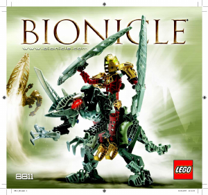 Brugsanvisning Lego set 8811 Bionicle Toa Lhikan og Kikanalo