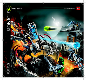 Mode d’emploi Lego set 8892 Bionicle Piraka Outpost