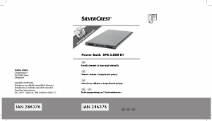 Návod SilverCrest IAN 286376 Prenosná nabíjačka