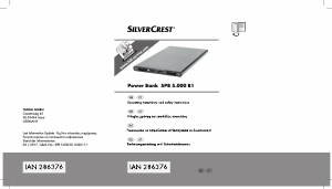 Наръчник SilverCrest IAN 286376 Преносимо зарядно устройство