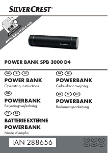 Manual SilverCrest IAN 288656 Portable Charger