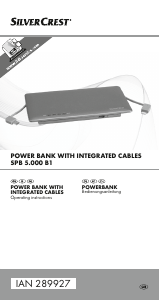 Manual SilverCrest IAN 289927 Portable Charger