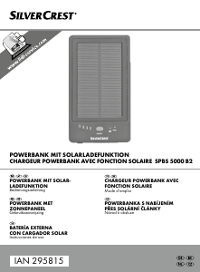 Handleiding SilverCrest IAN 295815 Mobiele oplader