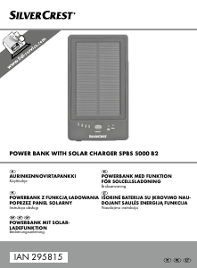 Bruksanvisning SilverCrest IAN 295815 Portabel laddare