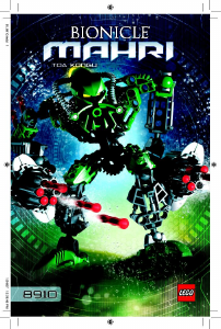 Handleiding Lego set 8910 Bionicle Toa Kongu