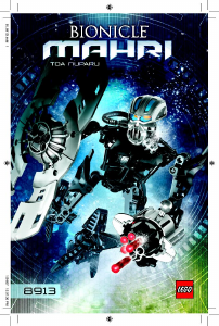 Käyttöohje Lego set 8913 Bionicle Toa Nuparu