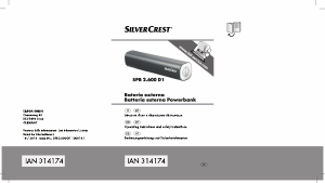 Manual SilverCrest IAN 314174 Portable Charger