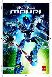 Bruksanvisning Lego set 8914 Bionicle Toa Hahli