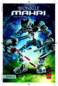 Rokasgrāmata Lego set 8915 Bionicle Toa Matoro