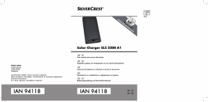 Наръчник SilverCrest IAN 94118 Преносимо зарядно устройство