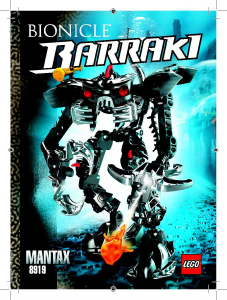 Manual de uso Lego set 8919 Bionicle Mantax