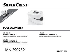 Mode d’emploi SilverCrest IAN 290989 Oxymètre de pouls