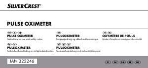 Brugsanvisning SilverCrest IAN 322246 Pulsoximeter