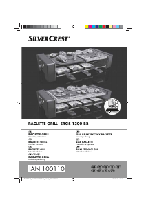 Használati útmutató SilverCrest IAN 100110 Raclette grillsütő