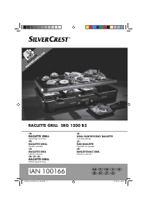 Használati útmutató SilverCrest IAN 100166 Raclette grillsütő