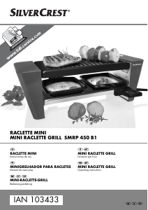 Manual SilverCrest IAN 103433 Grelhador raclette