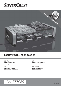 Manual SilverCrest IAN 277059 Grătar raclette