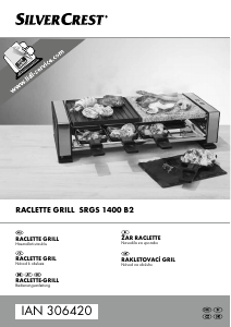 Használati útmutató SilverCrest IAN 306420 Raclette grillsütő