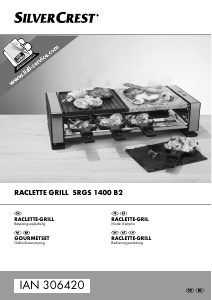 Brugsanvisning SilverCrest IAN 306420 Raclette grill