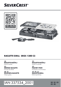 Manual SilverCrest IAN 337534 Grătar raclette