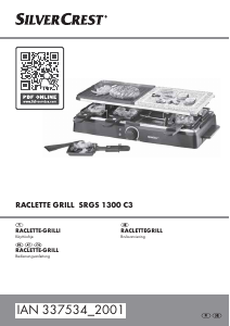Käyttöohje SilverCrest IAN 337534 Raclette-grilli