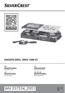 Használati útmutató SilverCrest IAN 337534 Raclette grillsütő