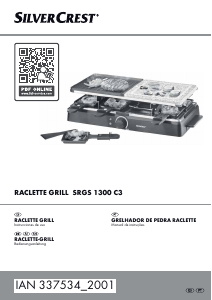 Manual SilverCrest IAN 337534 Grelhador raclette