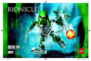 Bruksanvisning Lego set 8929 Bionicle Defilak