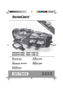 Manual SilverCrest IAN 75604 Grelhador raclette