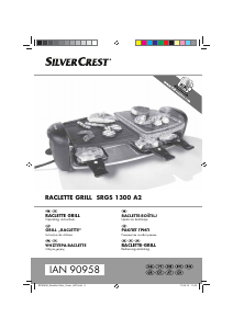 Manual SilverCrest IAN 90958 Grătar raclette
