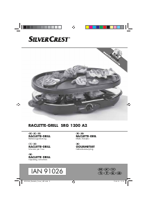 Manuale SilverCrest IAN 91026 Raclette grill