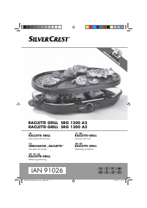 Manual SilverCrest IAN 91026 Grelhador raclette