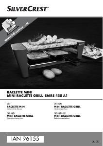 Manual de uso SilverCrest IAN 96155 Raclette grill