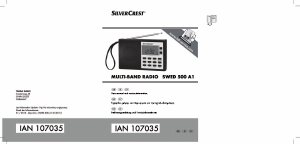 Εγχειρίδιο SilverCrest IAN 107035 Ραδιόφωνο