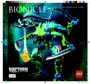 كتيب ليغو set 8935 Bionicle Nocturn