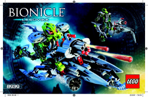 Priručnik Lego set 8939 Bionicle Lesovikk