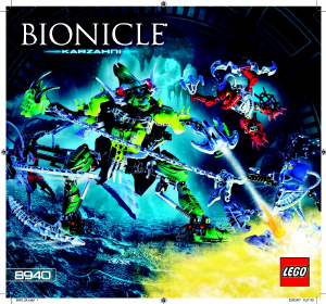 Mode d’emploi Lego set 8940 Bionicle Karzahni