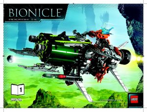 Rokasgrāmata Lego set 8941 Bionicle Rockoh T3