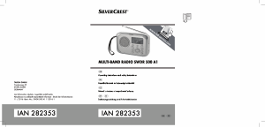 Használati útmutató SilverCrest IAN 282353 Rádió