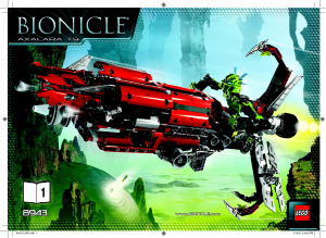 Manuale Lego set 8943 Bionicle Axalara T9