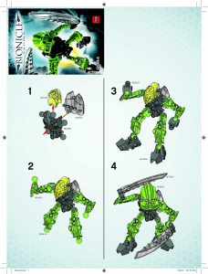 Hướng dẫn sử dụng Lego set 8944 Bionicle Tanma