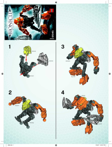 Manual de uso Lego set 8946 Bionicle Photok