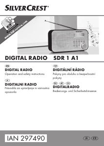 Priročnik SilverCrest IAN 297490 Radijski sprejemnik